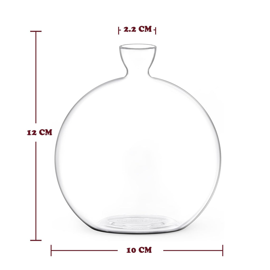 Vase for Acorn, Hand-Blown Clear Glass Vases for Acorns, Gift for Plant Lovers