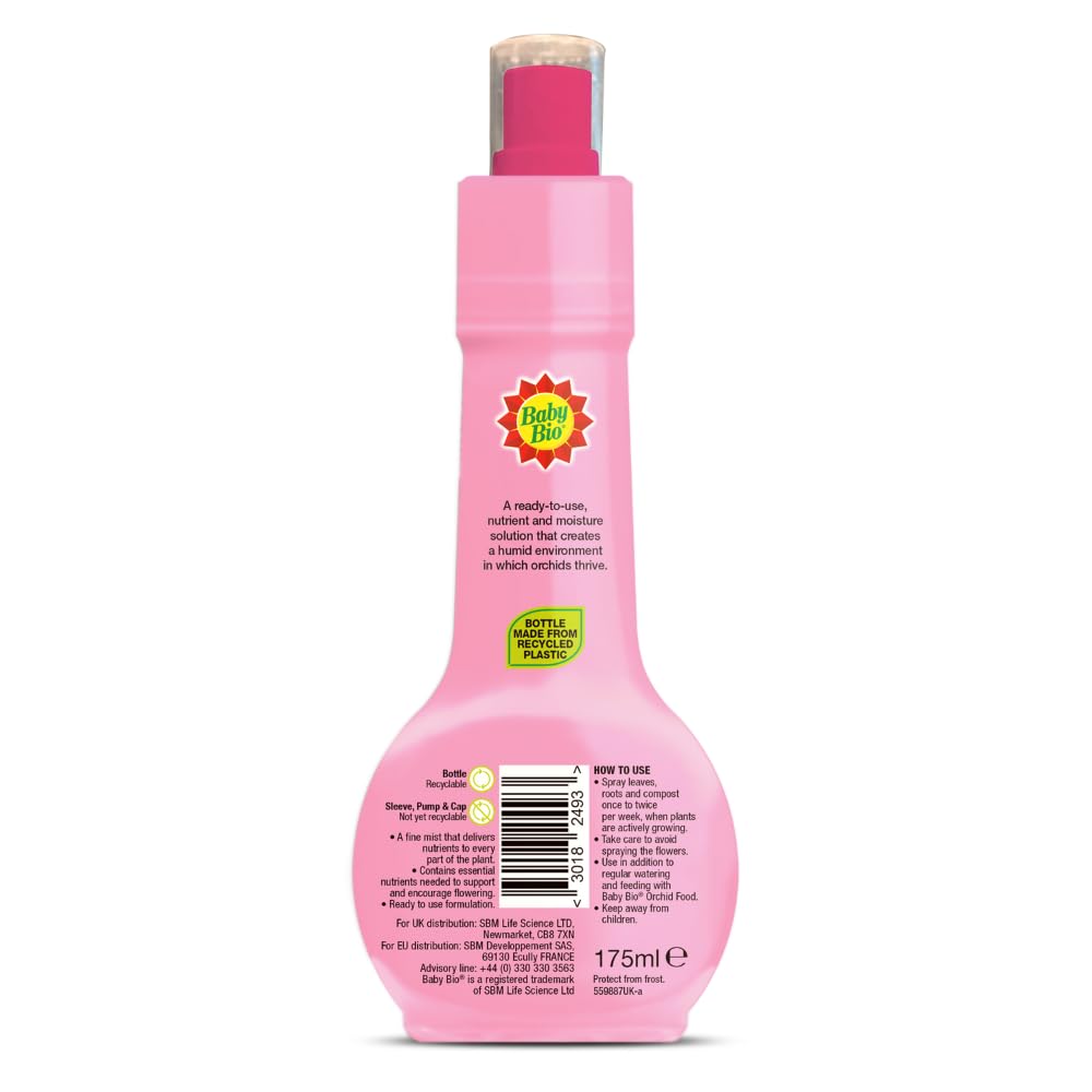 Baby Bio Citrus Food, 175ml - Citrus Plant Food for Healthy Growth and High Potassium for Better Fruit Yield - Year Round Care Concentrate Fertiliser - Fruit Tree Aid Spray