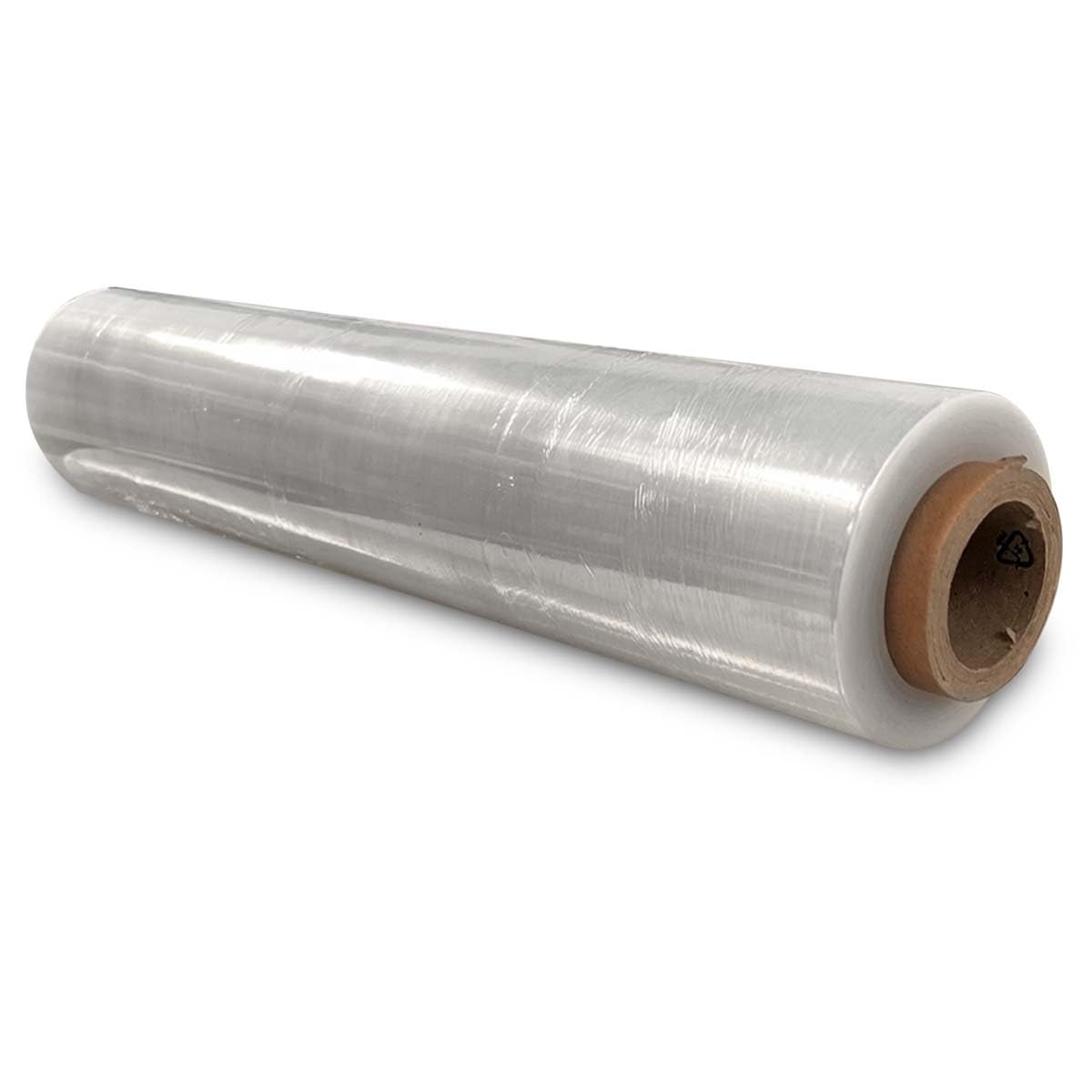 JeeJaan® 6 Rolls Clear Mini Handy Shrink Wrap 100mm x 150m 17mu - Extended Core Self-Adhering Pallet Stretch Wrapper - Heavy Duty Plastic Wrap for Moving House Furniture Wrapping Film