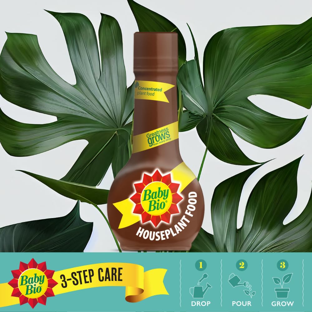 Baby Bio Citrus Food, 175ml - Citrus Plant Food for Healthy Growth and High Potassium for Better Fruit Yield - Year Round Care Concentrate Fertiliser - Fruit Tree Aid Spray