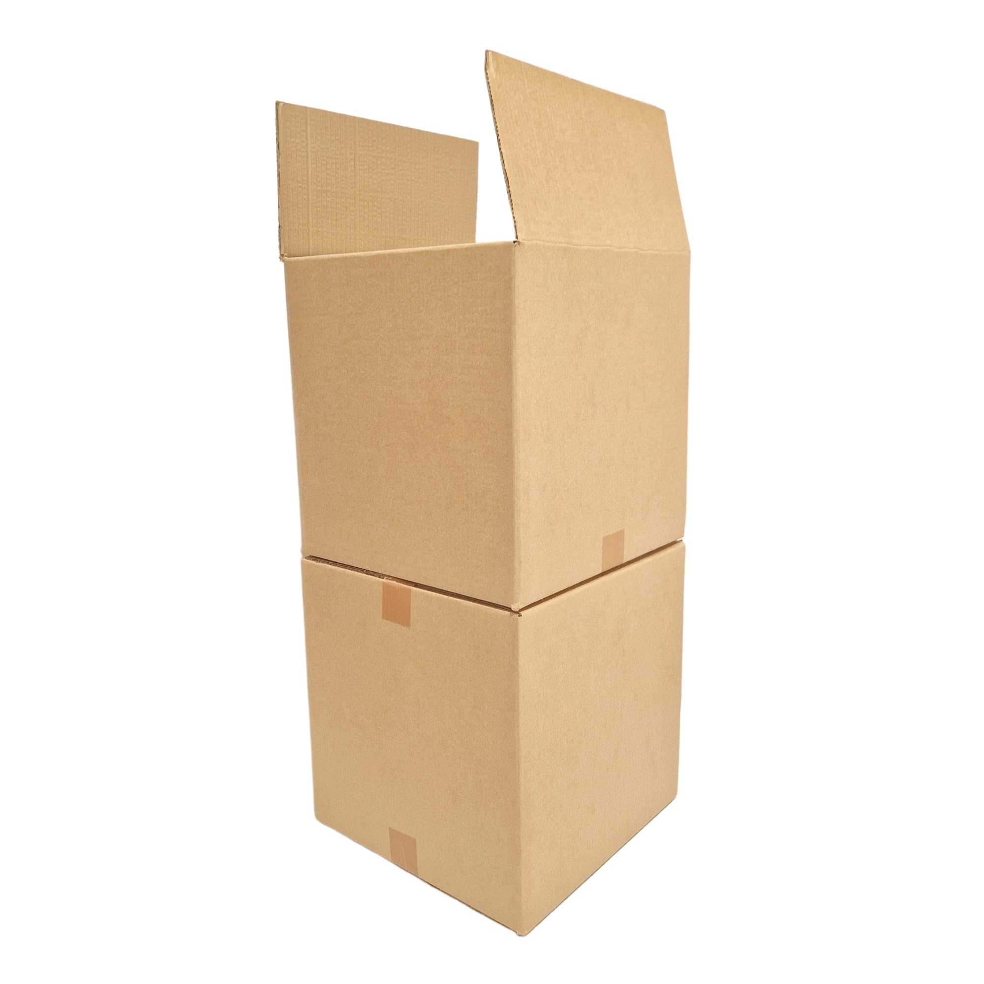 W.E. Roberts Strong Double Wall Cardboard Boxes (Pack of 15) - Boxes for posting, Boxes for moving house, Packing boxes, Postal Shipping Boxes (305mm x 229mm x 229mm (12 x 9 x 9"))
