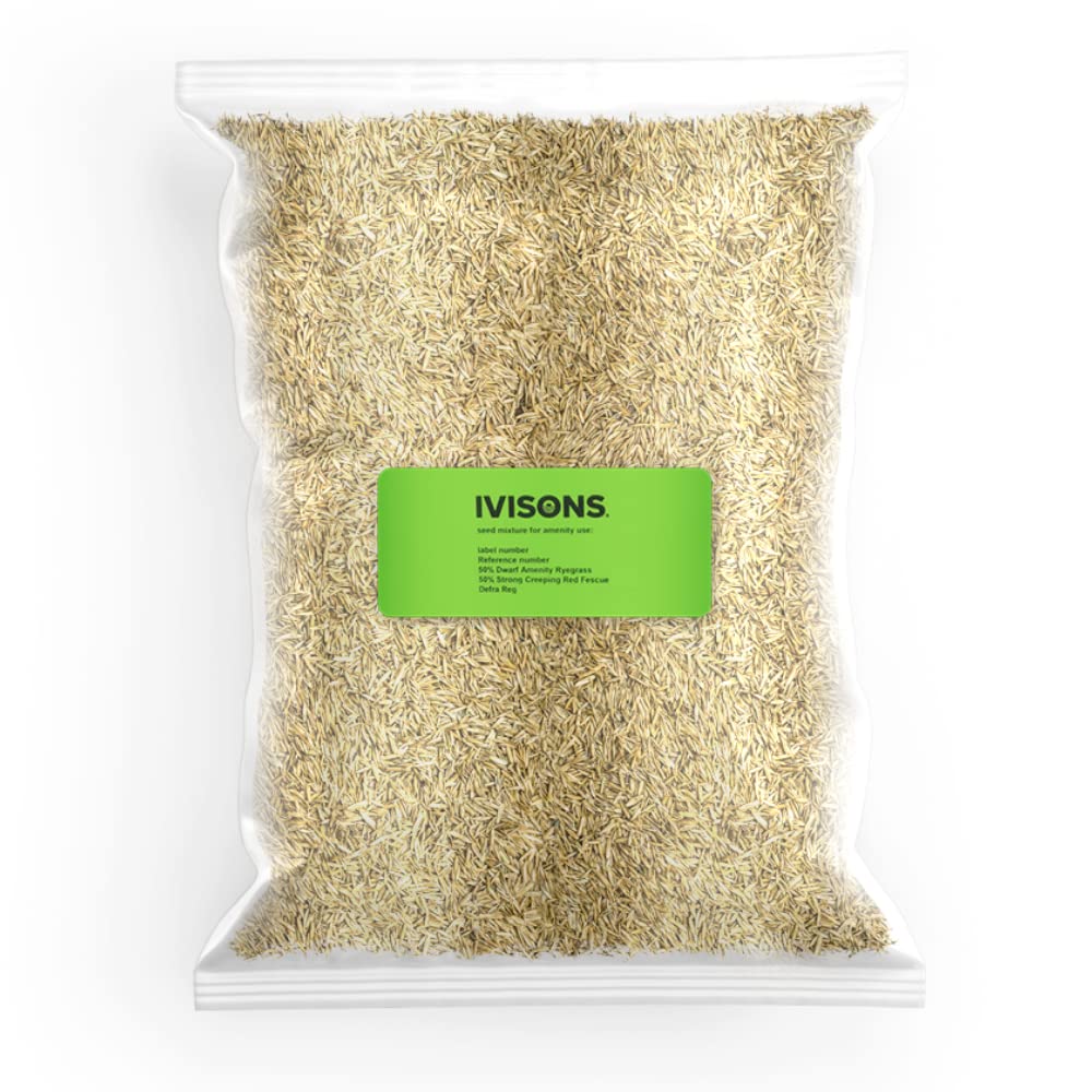 Grassias Premium Hard Wearing Grass Seed – 5KG Premium Quality Lawn Seed for Overseeding & New Lawns – Pet Friendly - Perfect Grass Seeds for UK Lawns - Defra Approved Lawn Seeds