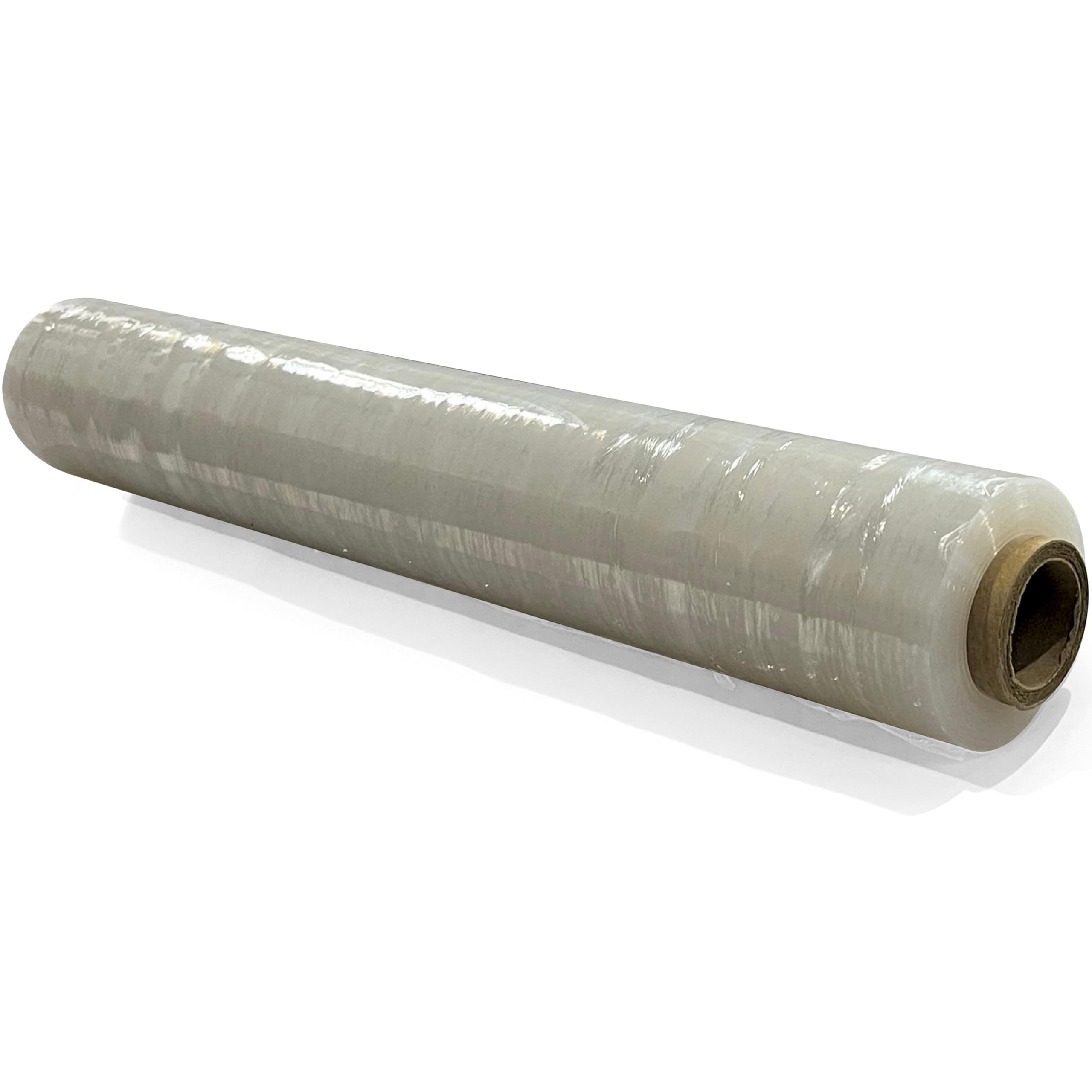 JeeJaan® 6 Rolls Clear Mini Handy Shrink Wrap 100mm x 150m 17mu - Extended Core Self-Adhering Pallet Stretch Wrapper - Heavy Duty Plastic Wrap for Moving House Furniture Wrapping Film