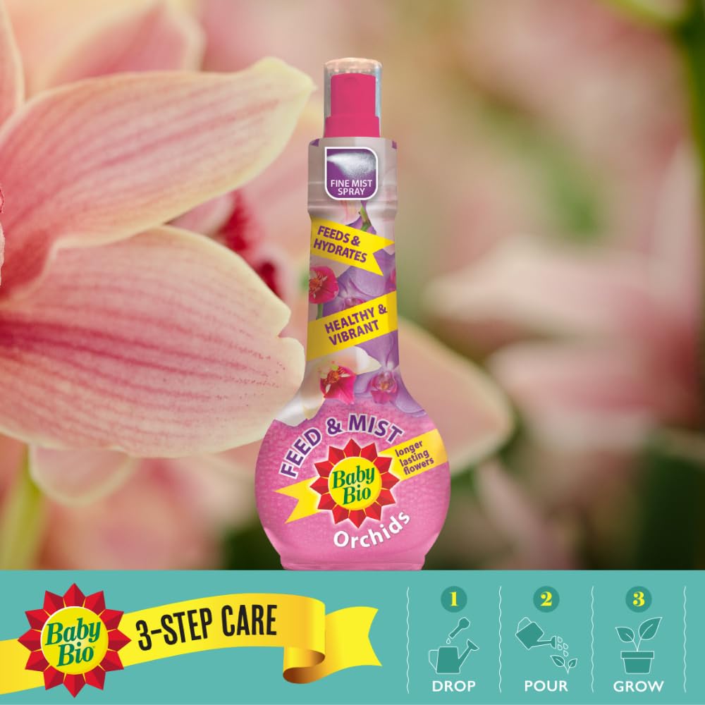 Baby Bio Citrus Food, 175ml - Citrus Plant Food for Healthy Growth and High Potassium for Better Fruit Yield - Year Round Care Concentrate Fertiliser - Fruit Tree Aid Spray