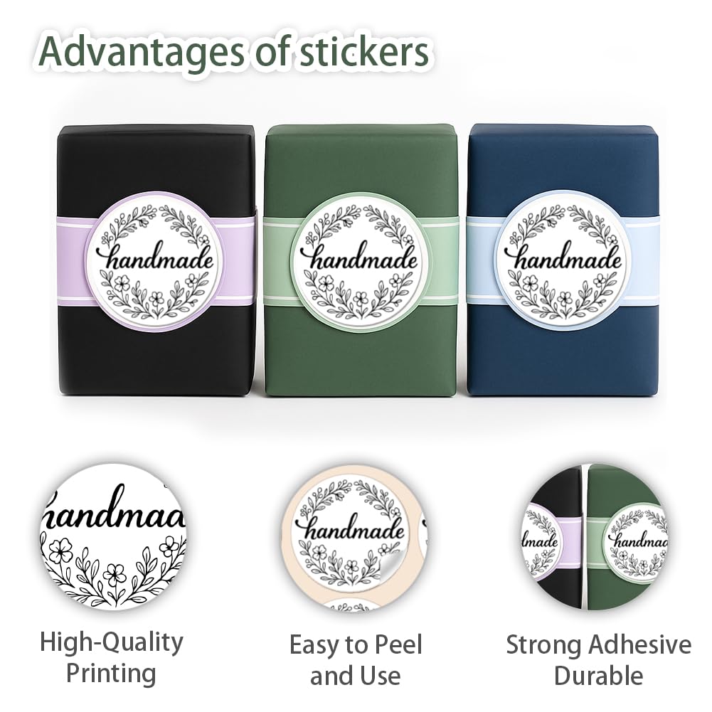 320 Pcs Green Live Plants Stickers, 5 CM Please Handle with Love Stickers Fragile Thank You Shipping Labels Round Self-Adhesive Lables for Garden Plants Landscaping Containers