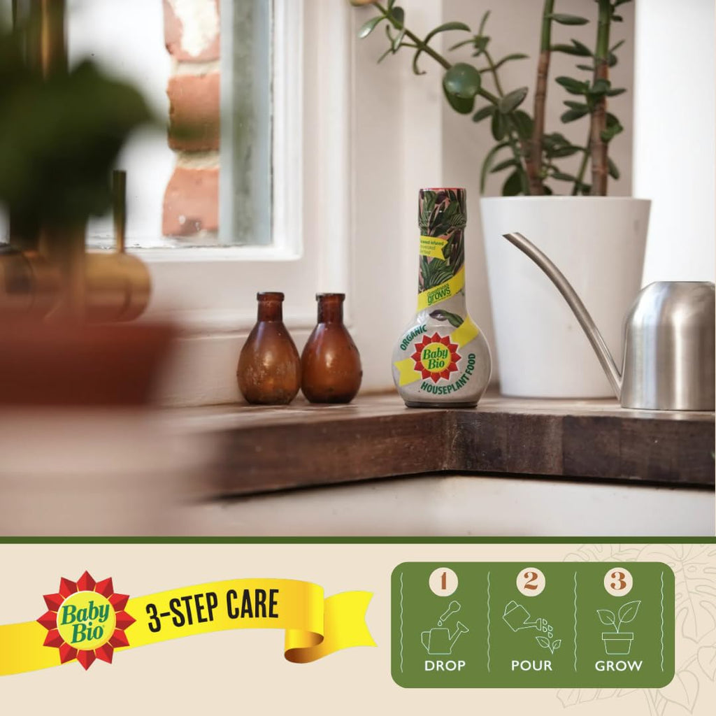 Baby Bio Citrus Food, 175ml - Citrus Plant Food for Healthy Growth and High Potassium for Better Fruit Yield - Year Round Care Concentrate Fertiliser - Fruit Tree Aid Spray