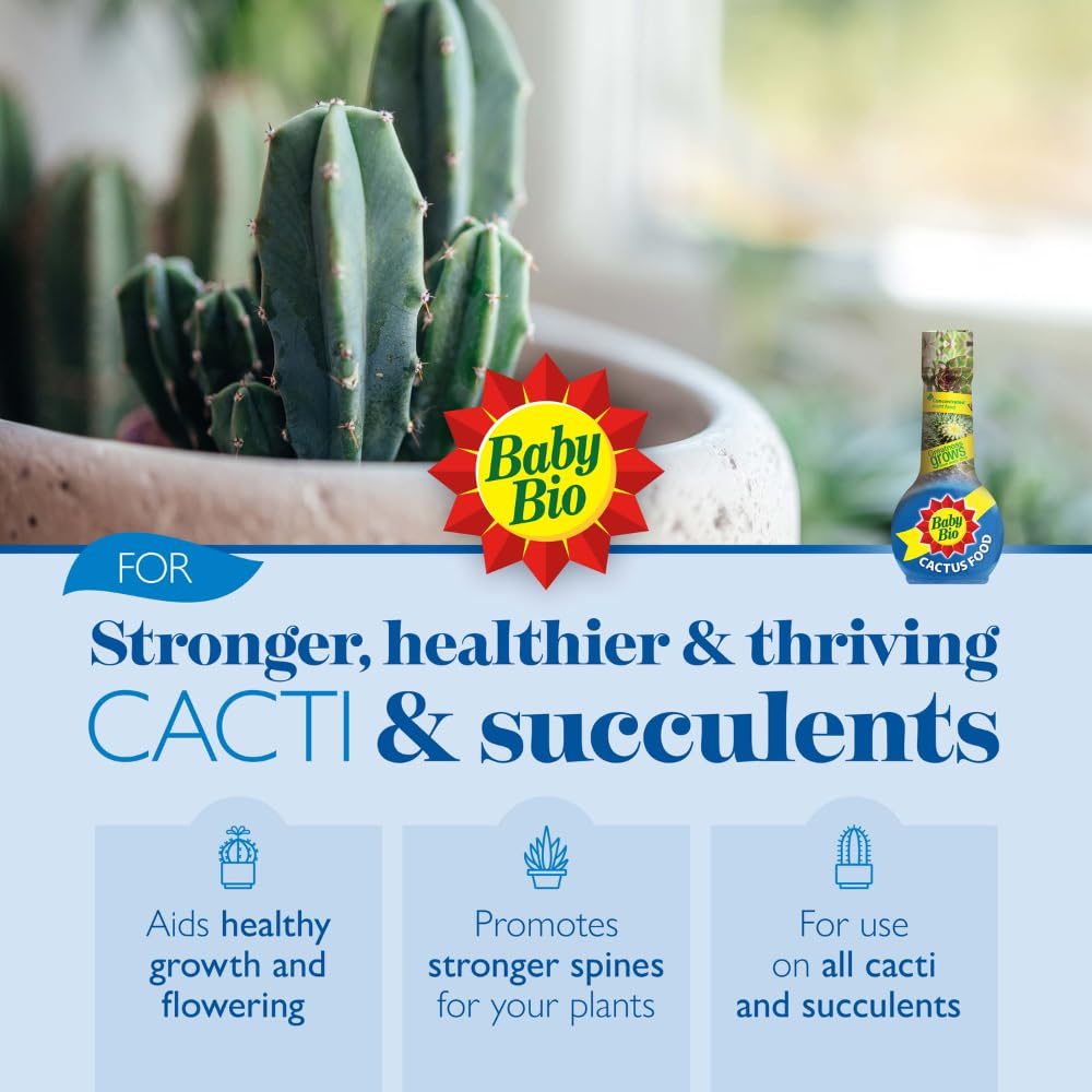 Baby Bio Citrus Food, 175ml - Citrus Plant Food for Healthy Growth and High Potassium for Better Fruit Yield - Year Round Care Concentrate Fertiliser - Fruit Tree Aid Spray