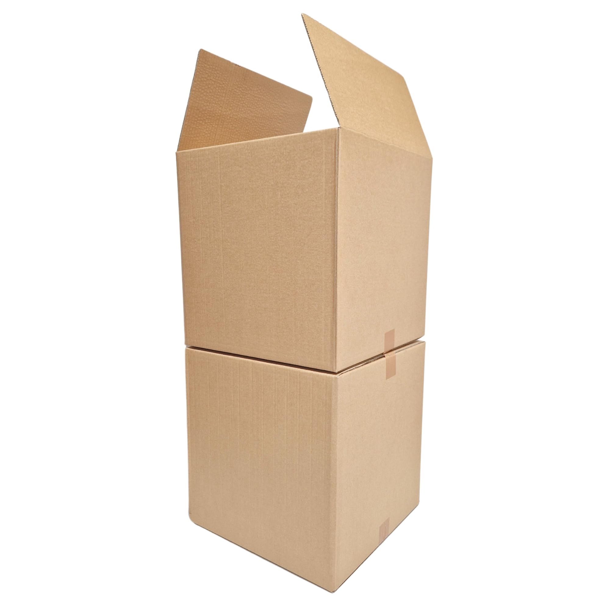 W.E. Roberts Strong Double Wall Cardboard Boxes (Pack of 15) - Boxes for posting, Boxes for moving house, Packing boxes, Postal Shipping Boxes (305mm x 229mm x 229mm (12 x 9 x 9"))