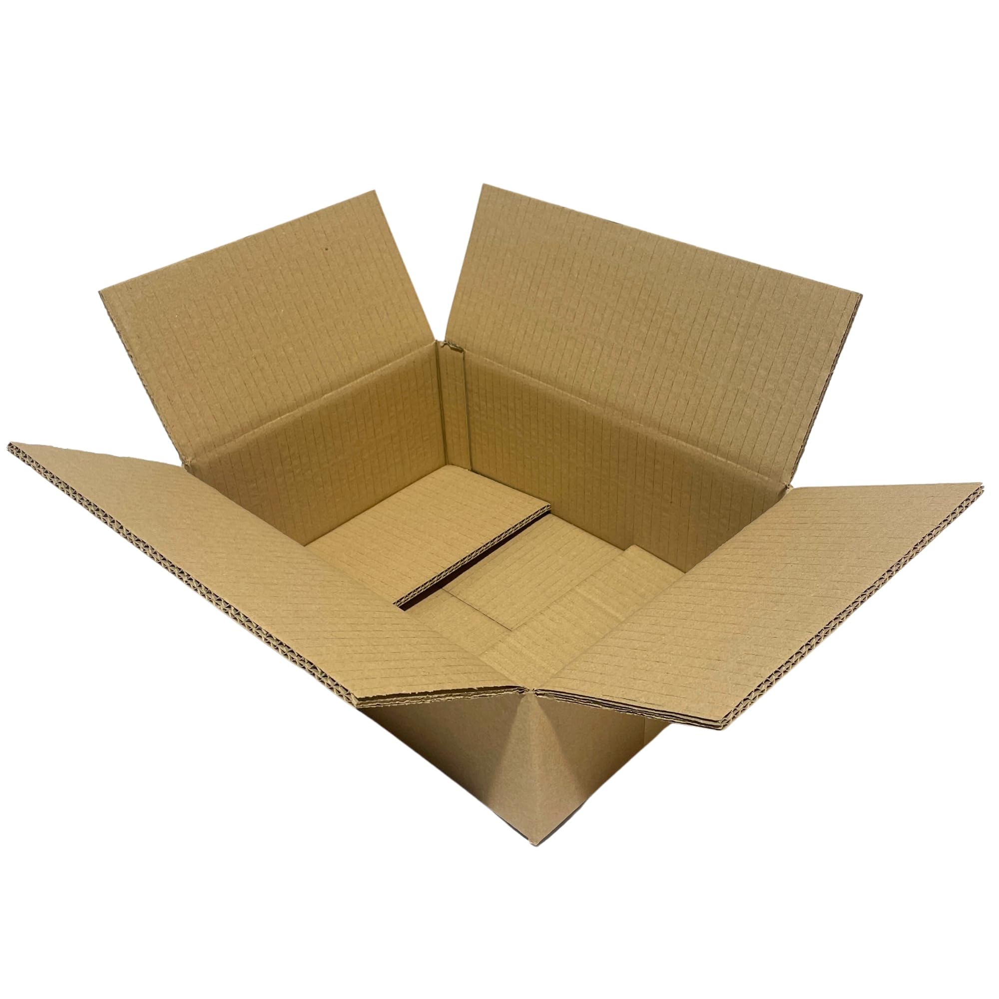 W.E. Roberts Strong Double Wall Cardboard Boxes (Pack of 15) - Boxes for posting, Boxes for moving house, Packing boxes, Postal Shipping Boxes (305mm x 229mm x 229mm (12 x 9 x 9"))