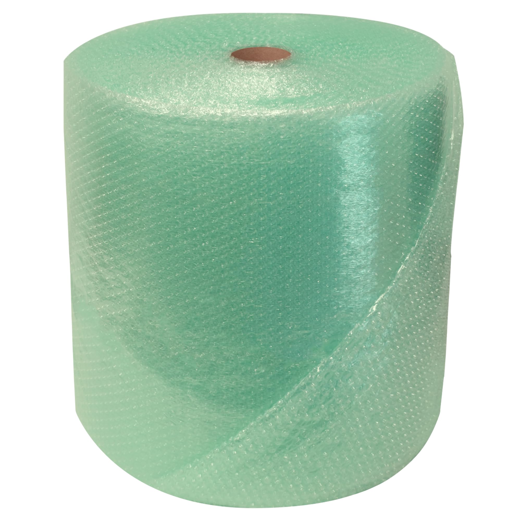 Globe Packaging 500mm x 50m Green Biodegradable Bubble Wrap Roll with Small Air Bubbles - Cushioning & Protection Packaging for Moving House, Ecommerce and Storage