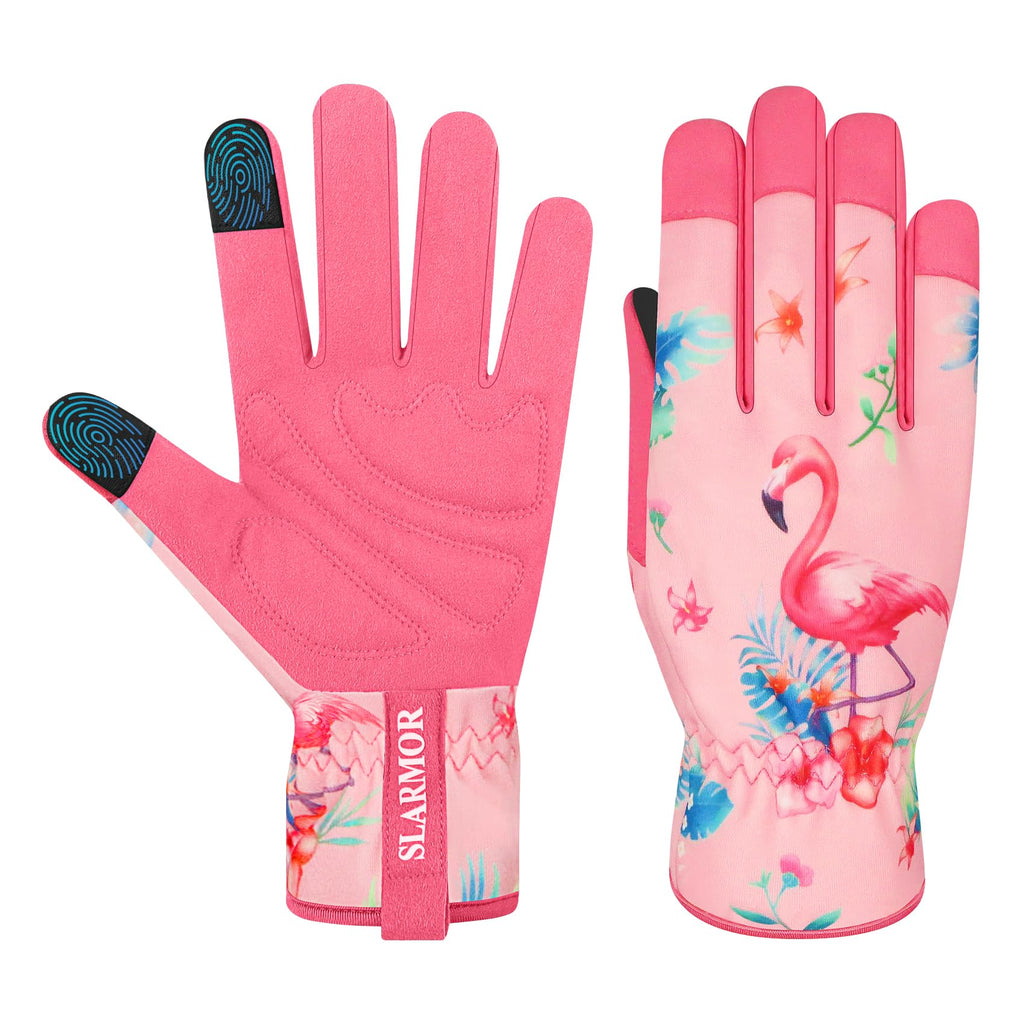 Women's-Gardening-Gloves Thoughtful Gardening-Gifts-for-Women, Microfiber Material With Touchscreen Function, Ideal For Garden Work, Cleaning, Camping & Landscaping