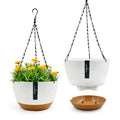 Hanging Baskets Coconut Palm Flower Basket Moss Hanging Basket Round Plant Holder Porch Decor Hanging Flower Pots Home Garden Decoration Watering Hanging Baskets (2pcs, 12inch/30cm)