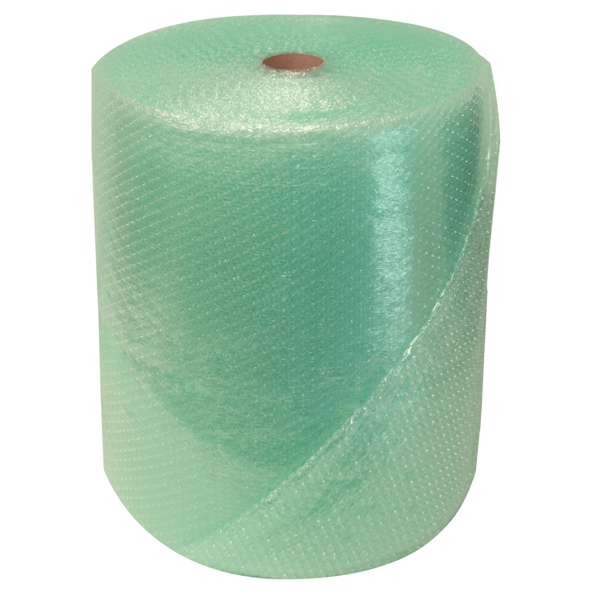 Globe Packaging 500mm x 50m Green Biodegradable Bubble Wrap Roll with Small Air Bubbles - Cushioning & Protection Packaging for Moving House, Ecommerce and Storage