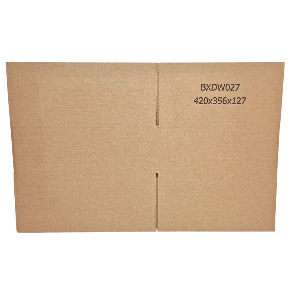 W.E. Roberts Strong Double Wall Cardboard Boxes (Pack of 15) - Boxes for posting, Boxes for moving house, Packing boxes, Postal Shipping Boxes (305mm x 229mm x 229mm (12 x 9 x 9"))