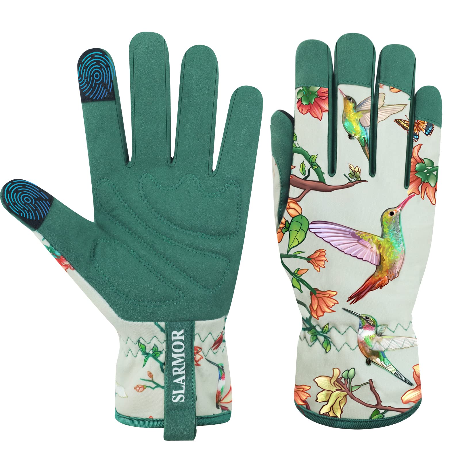Women's-Gardening-Gloves Thoughtful Gardening-Gifts-for-Women, Microfiber Material With Touchscreen Function, Ideal For Garden Work, Cleaning, Camping & Landscaping