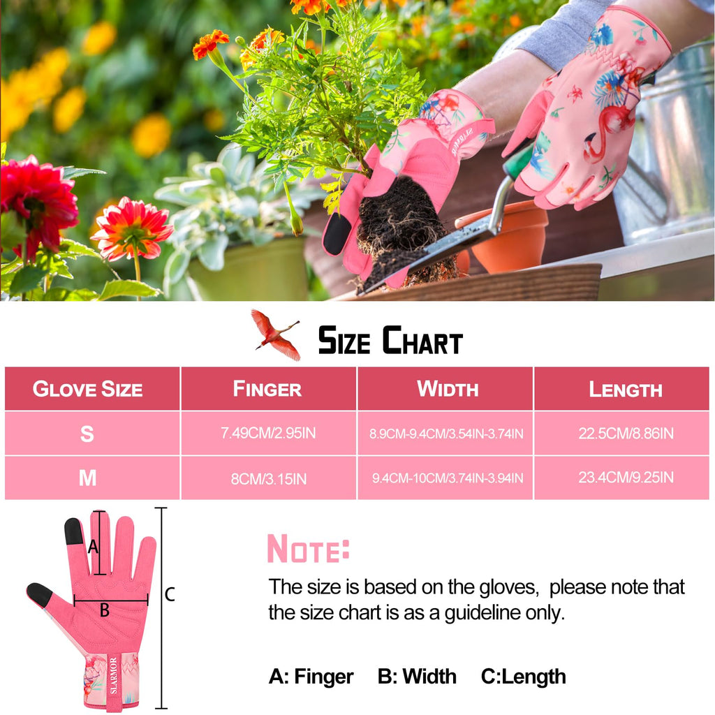 Women's-Gardening-Gloves Thoughtful Gardening-Gifts-for-Women, Microfiber Material With Touchscreen Function, Ideal For Garden Work, Cleaning, Camping & Landscaping