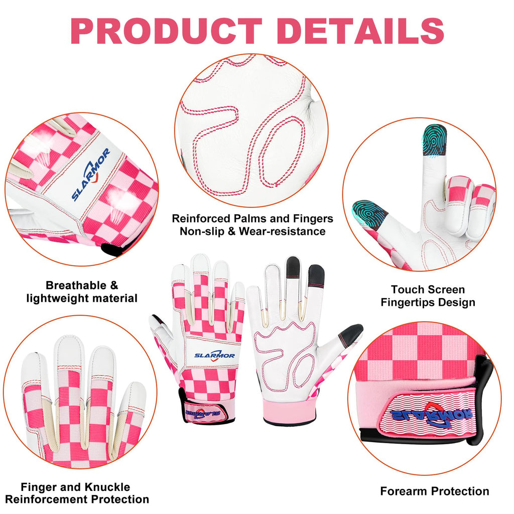 Women's-Gardening-Gloves Thoughtful Gardening-Gifts-for-Women, Microfiber Material With Touchscreen Function, Ideal For Garden Work, Cleaning, Camping & Landscaping