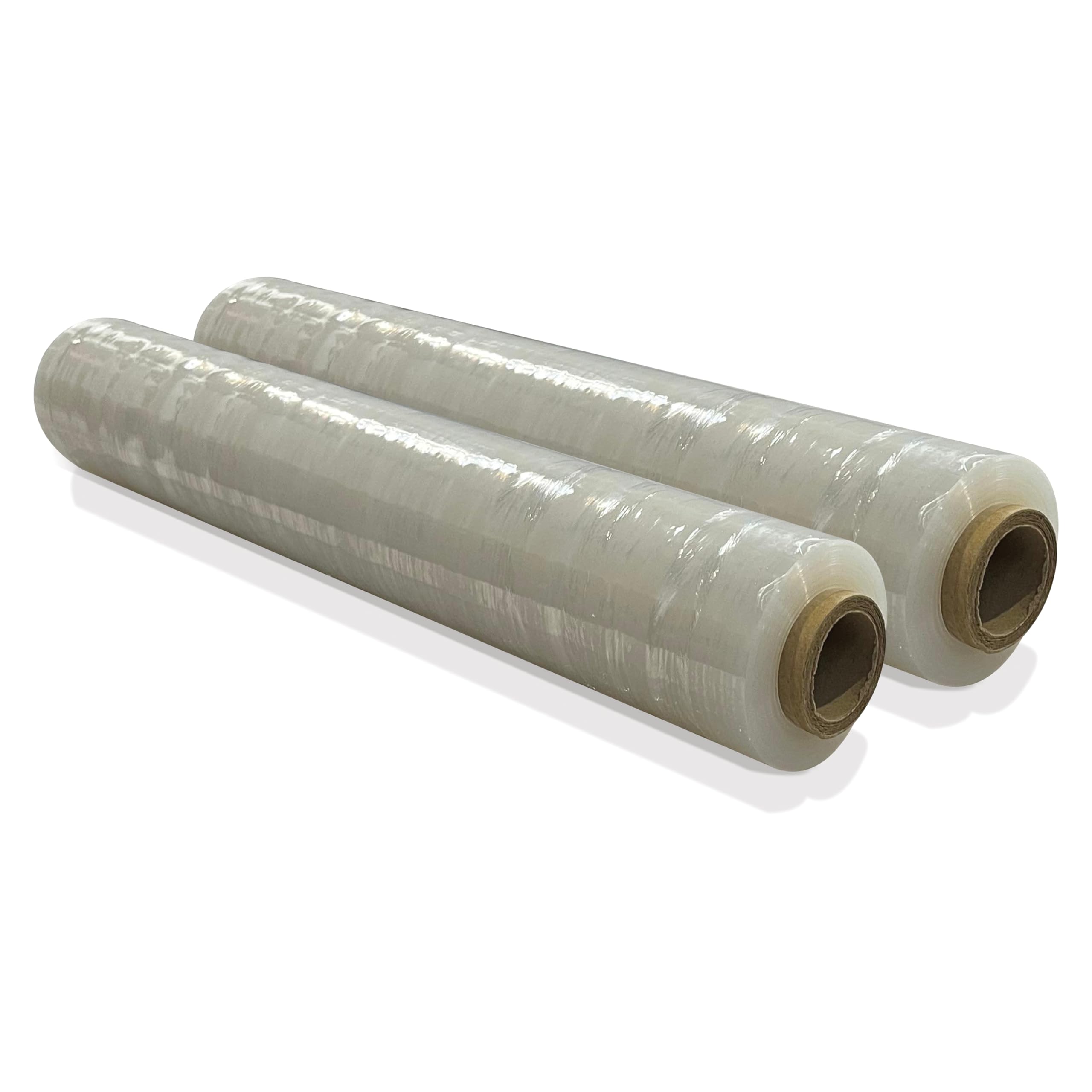 JeeJaan® 6 Rolls Clear Mini Handy Shrink Wrap 100mm x 150m 17mu - Extended Core Self-Adhering Pallet Stretch Wrapper - Heavy Duty Plastic Wrap for Moving House Furniture Wrapping Film