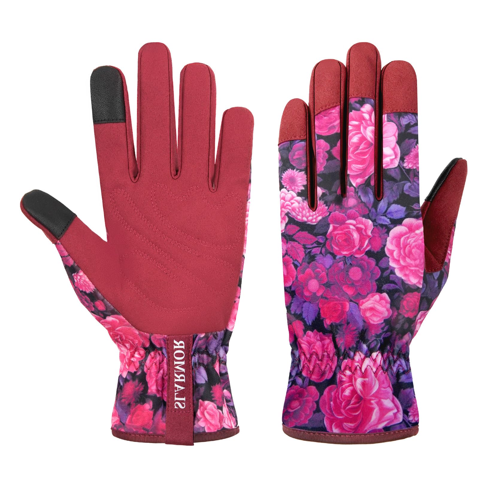 Women's-Gardening-Gloves Thoughtful Gardening-Gifts-for-Women, Microfiber Material With Touchscreen Function, Ideal For Garden Work, Cleaning, Camping & Landscaping