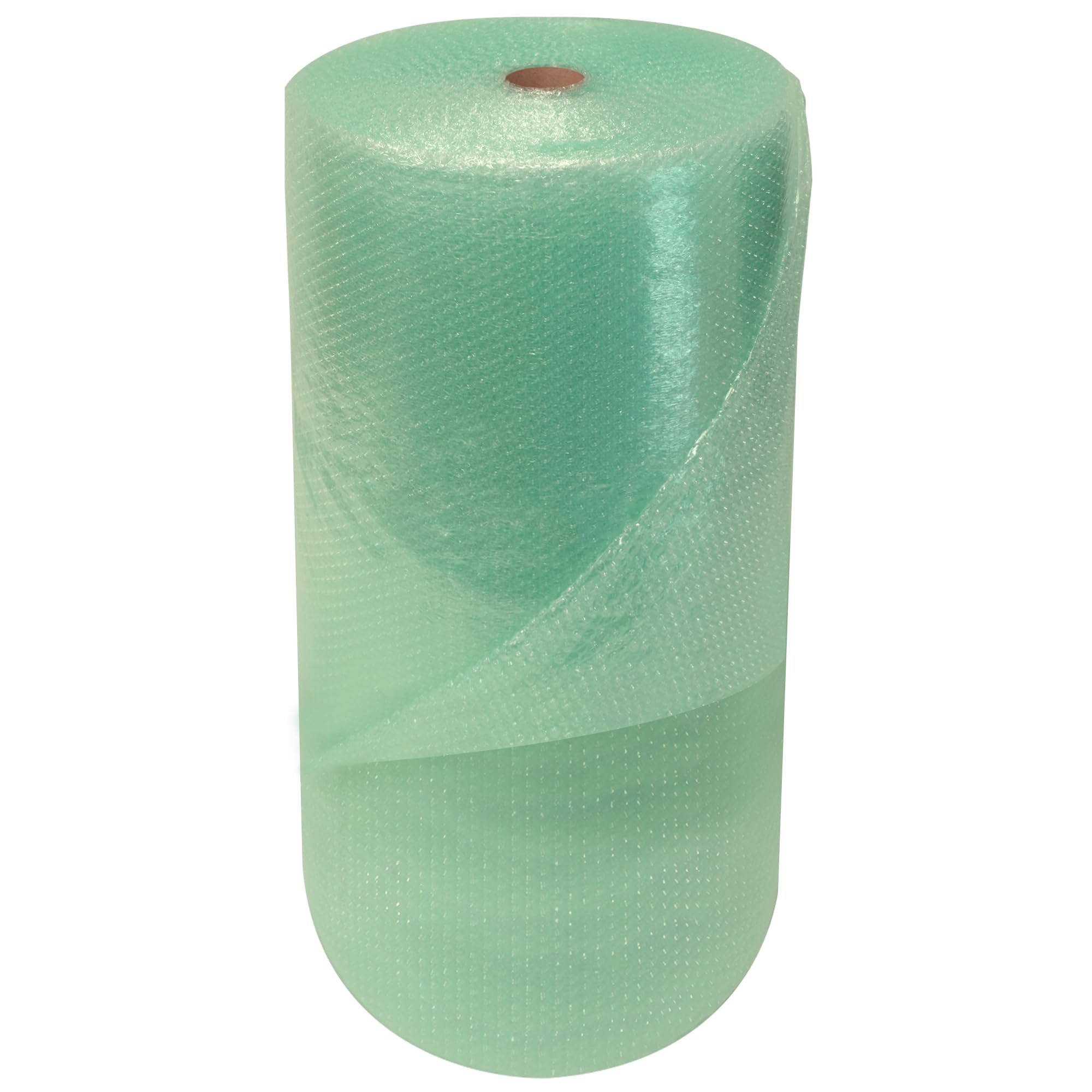 Globe Packaging 500mm x 50m Green Biodegradable Bubble Wrap Roll with Small Air Bubbles - Cushioning & Protection Packaging for Moving House, Ecommerce and Storage