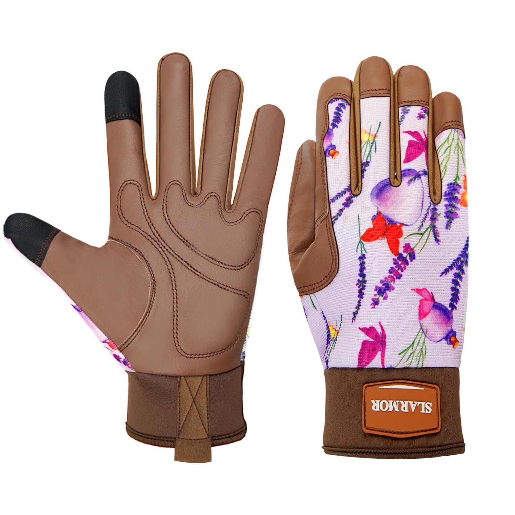 Women's-Gardening-Gloves Thoughtful Gardening-Gifts-for-Women, Microfiber Material With Touchscreen Function, Ideal For Garden Work, Cleaning, Camping & Landscaping