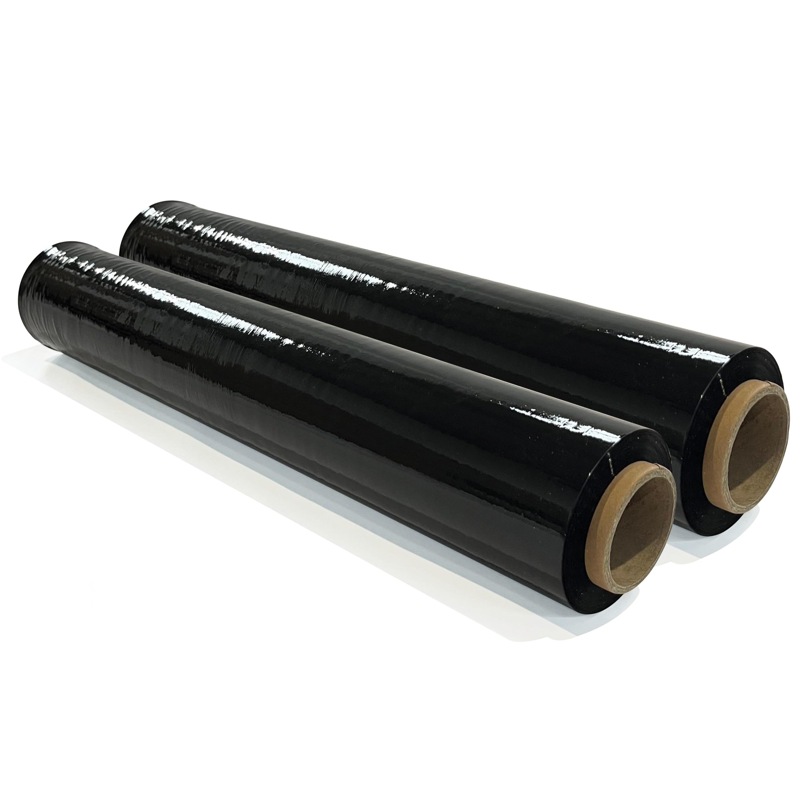 JeeJaan® 6 Rolls Clear Mini Handy Shrink Wrap 100mm x 150m 17mu - Extended Core Self-Adhering Pallet Stretch Wrapper - Heavy Duty Plastic Wrap for Moving House Furniture Wrapping Film
