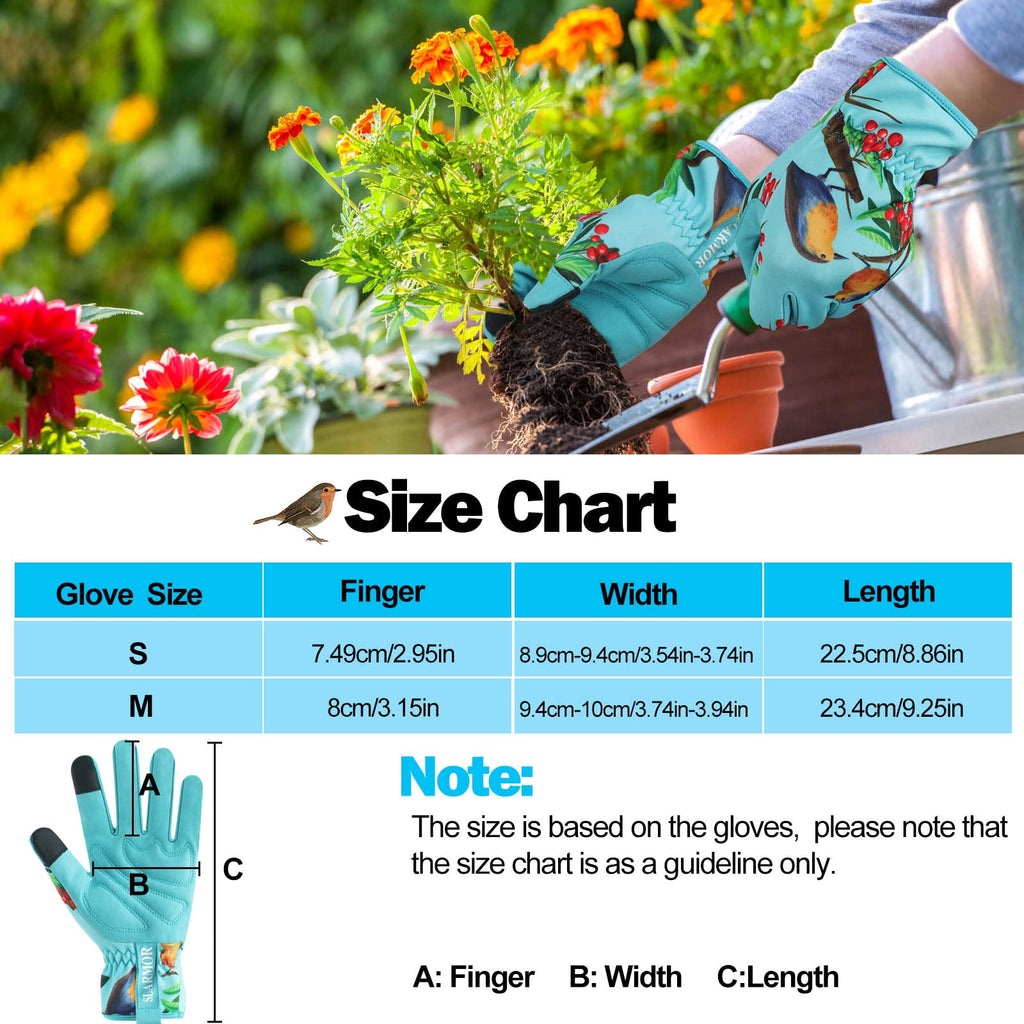 Women's-Gardening-Gloves Thoughtful Gardening-Gifts-for-Women, Microfiber Material With Touchscreen Function, Ideal For Garden Work, Cleaning, Camping & Landscaping