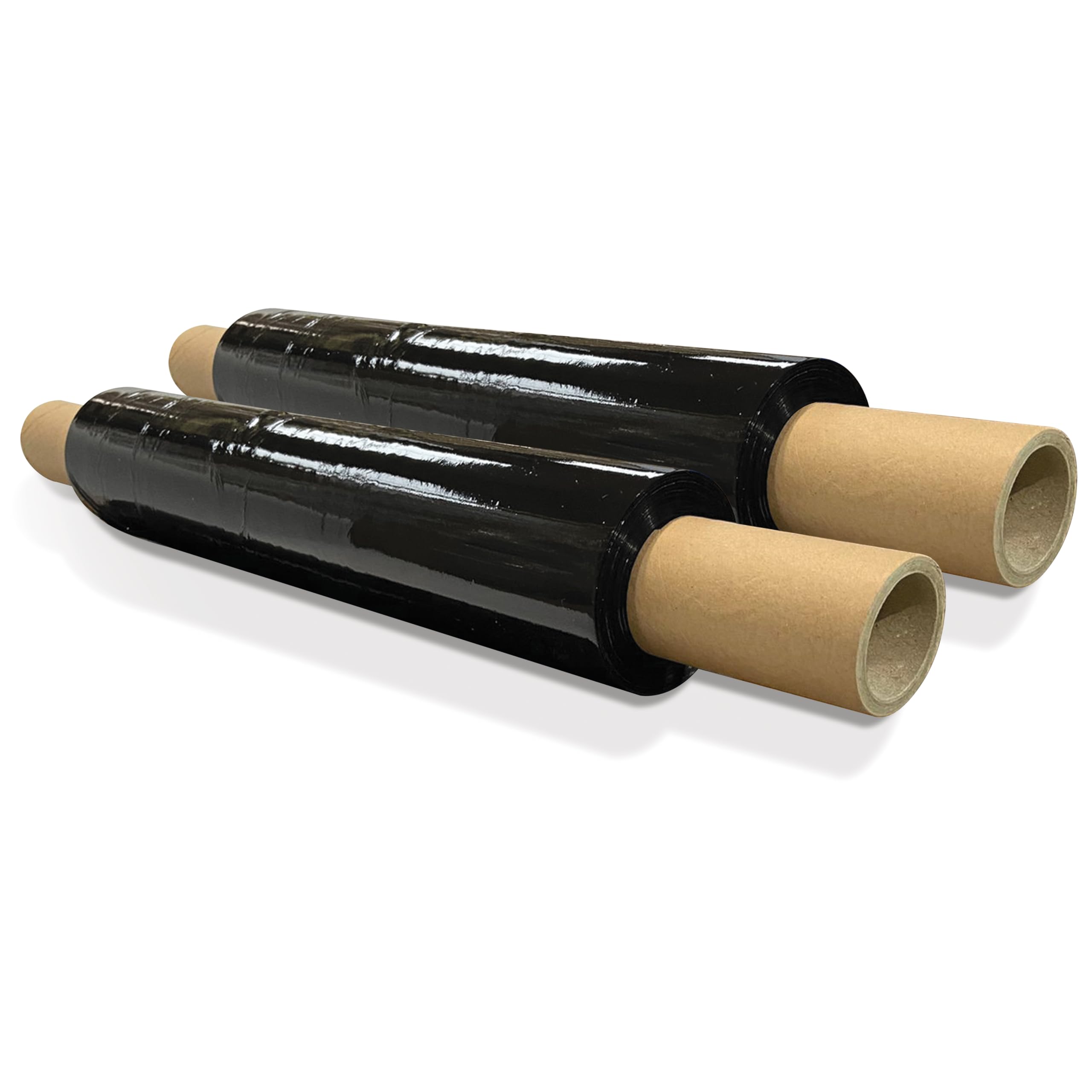 JeeJaan® 6 Rolls Clear Mini Handy Shrink Wrap 100mm x 150m 17mu - Extended Core Self-Adhering Pallet Stretch Wrapper - Heavy Duty Plastic Wrap for Moving House Furniture Wrapping Film
