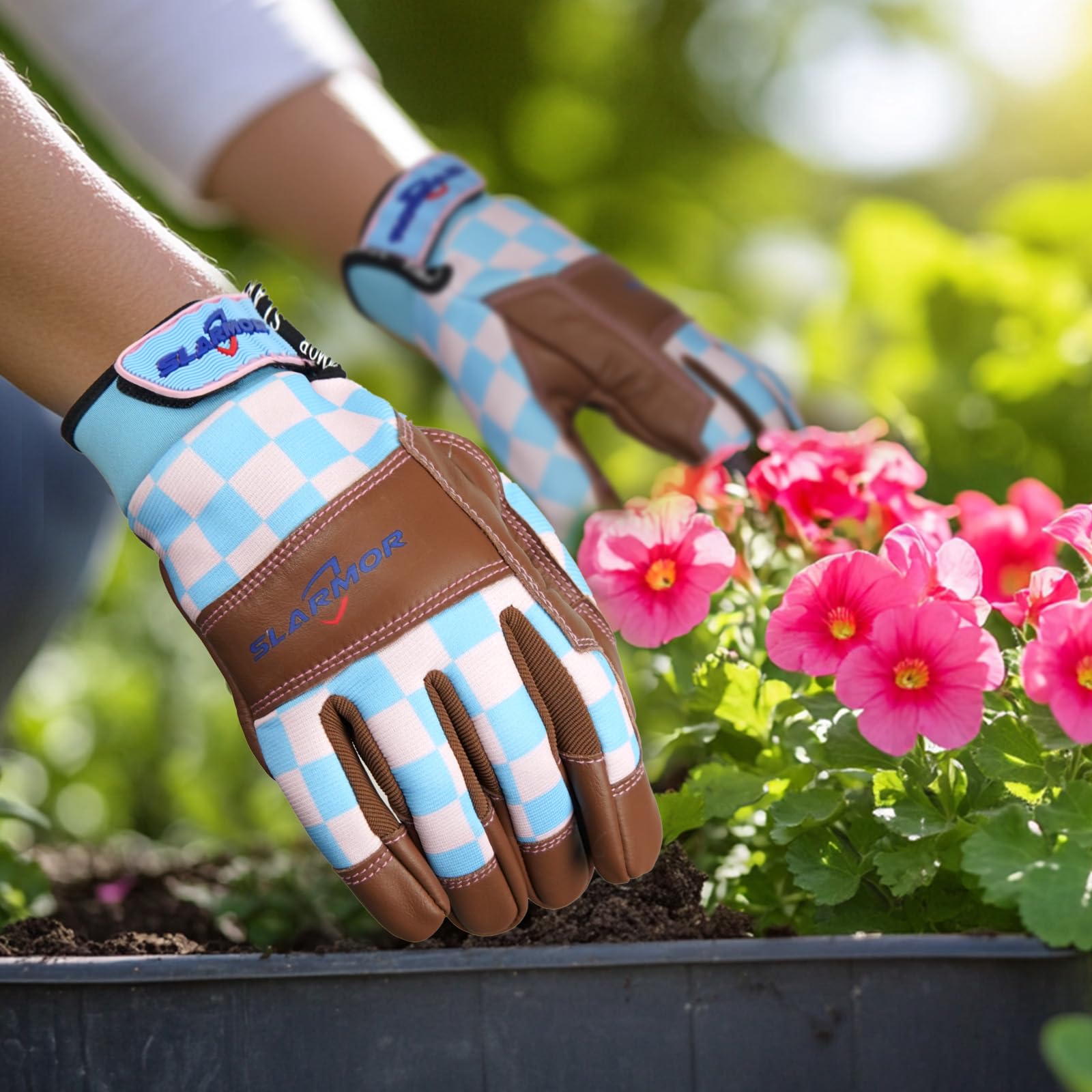 Women's-Gardening-Gloves Thoughtful Gardening-Gifts-for-Women, Microfiber Material With Touchscreen Function, Ideal For Garden Work, Cleaning, Camping & Landscaping
