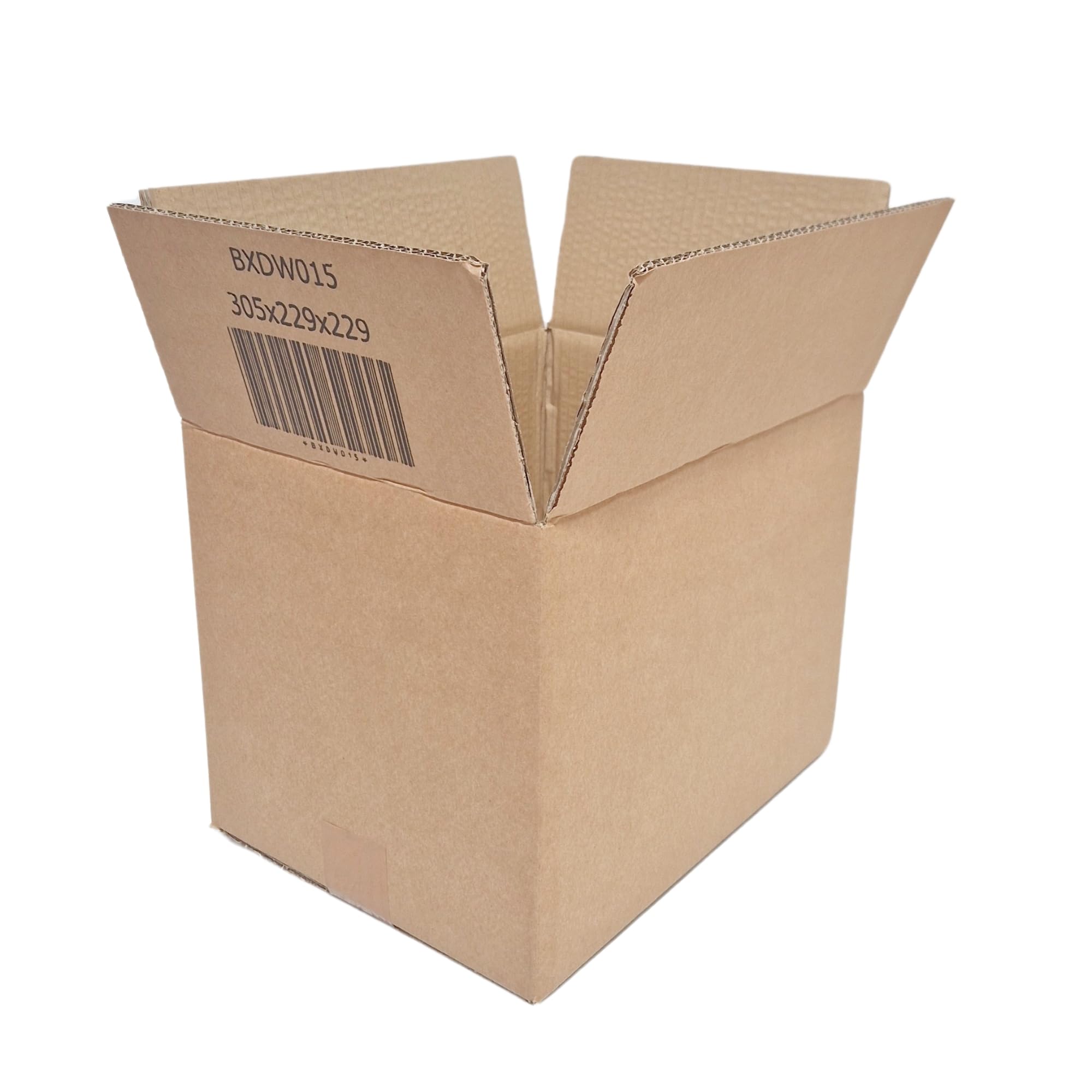 W.E. Roberts Strong Double Wall Cardboard Boxes (Pack of 15) - Boxes for posting, Boxes for moving house, Packing boxes, Postal Shipping Boxes (305mm x 229mm x 229mm (12 x 9 x 9"))