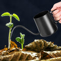 250 ml Black Watering Can, Small Indoor Plants, Mini Watering Can, Stainless Steel Long Spout Watering Can, Garden Watering Can for Indoor Plants, Succulents