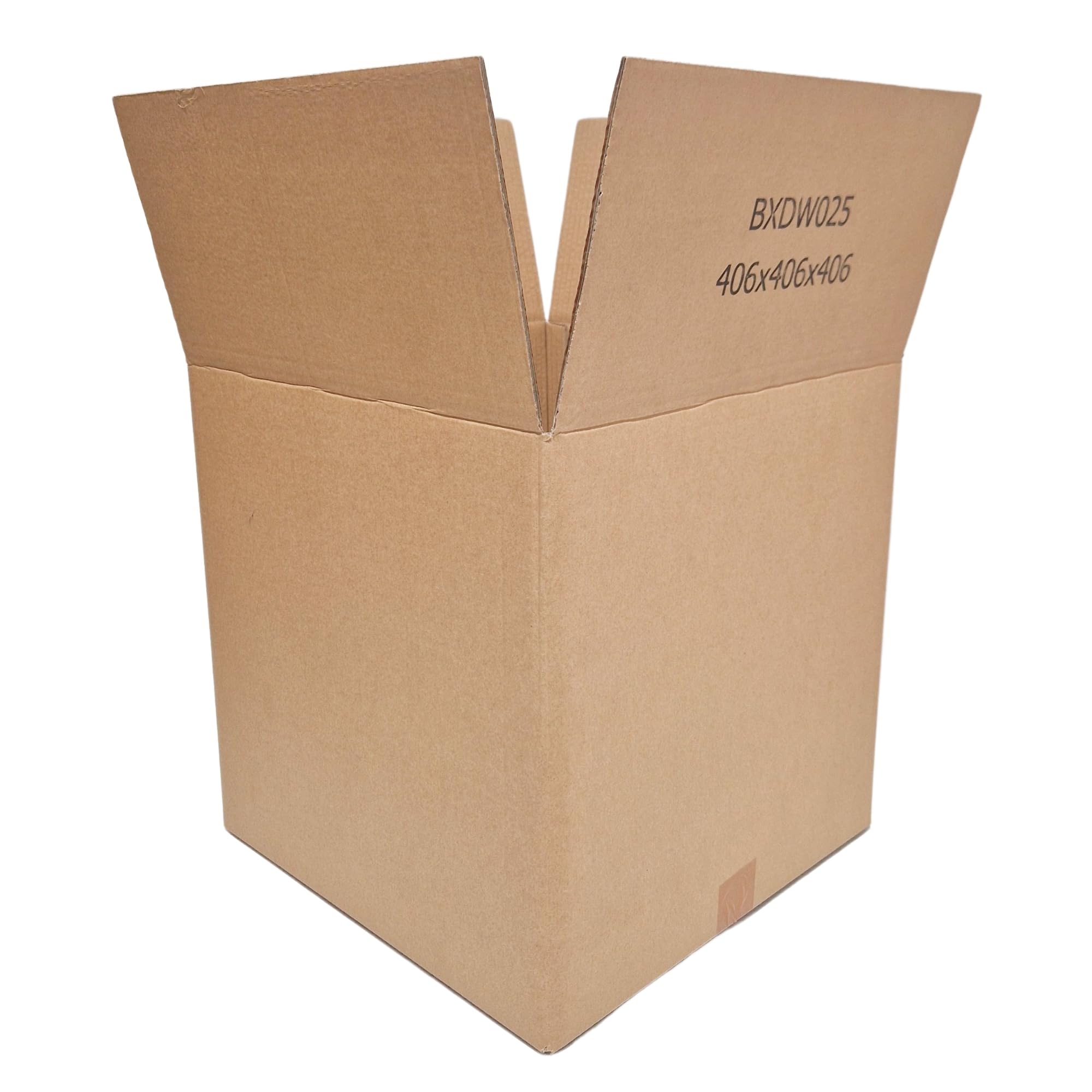 W.E. Roberts Strong Double Wall Cardboard Boxes (Pack of 15) - Boxes for posting, Boxes for moving house, Packing boxes, Postal Shipping Boxes (305mm x 229mm x 229mm (12 x 9 x 9"))