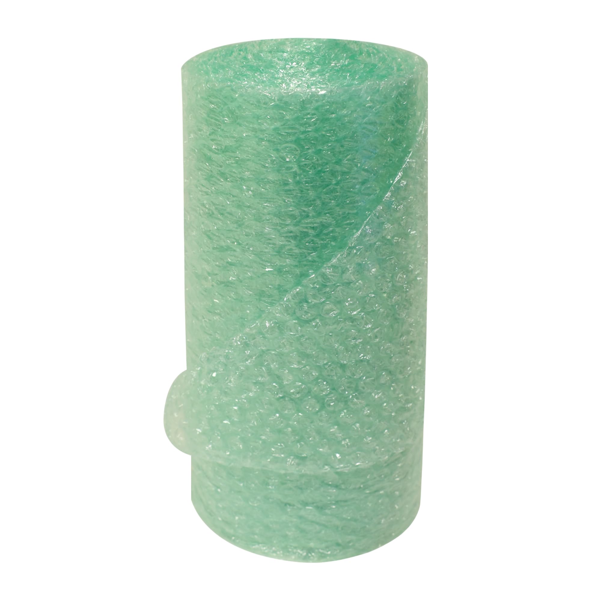 Globe Packaging 500mm x 50m Green Biodegradable Bubble Wrap Roll with Small Air Bubbles - Cushioning & Protection Packaging for Moving House, Ecommerce and Storage