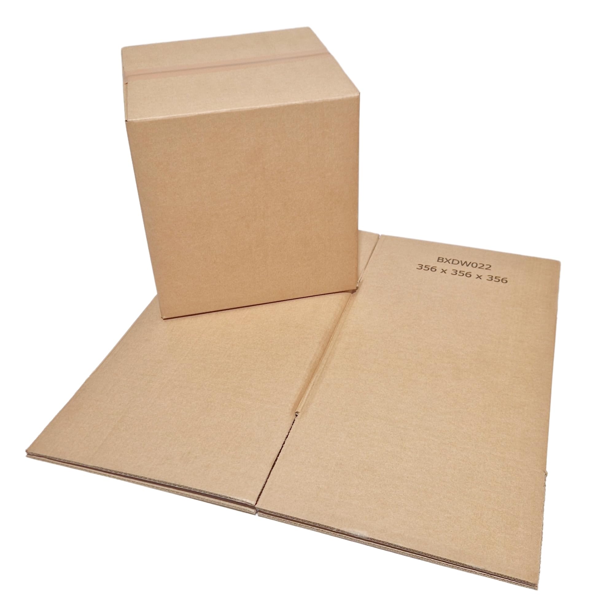 W.E. Roberts Strong Double Wall Cardboard Boxes (Pack of 15) - Boxes for posting, Boxes for moving house, Packing boxes, Postal Shipping Boxes (305mm x 229mm x 229mm (12 x 9 x 9"))