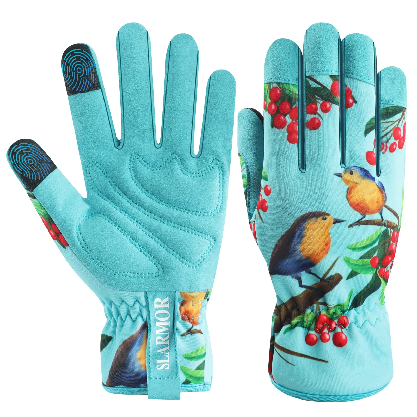 Women's-Gardening-Gloves Thoughtful Gardening-Gifts-for-Women, Microfiber Material With Touchscreen Function, Ideal For Garden Work, Cleaning, Camping & Landscaping