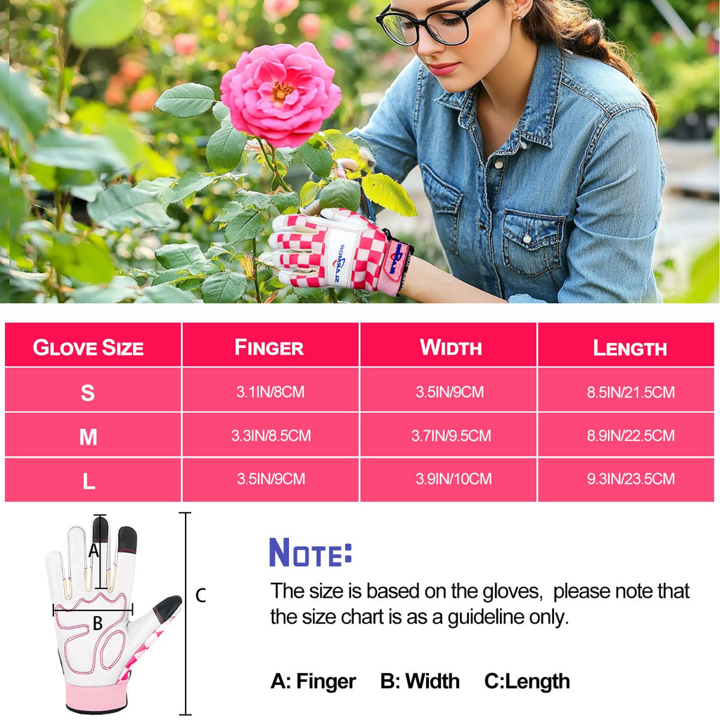 Women's-Gardening-Gloves Thoughtful Gardening-Gifts-for-Women, Microfiber Material With Touchscreen Function, Ideal For Garden Work, Cleaning, Camping & Landscaping