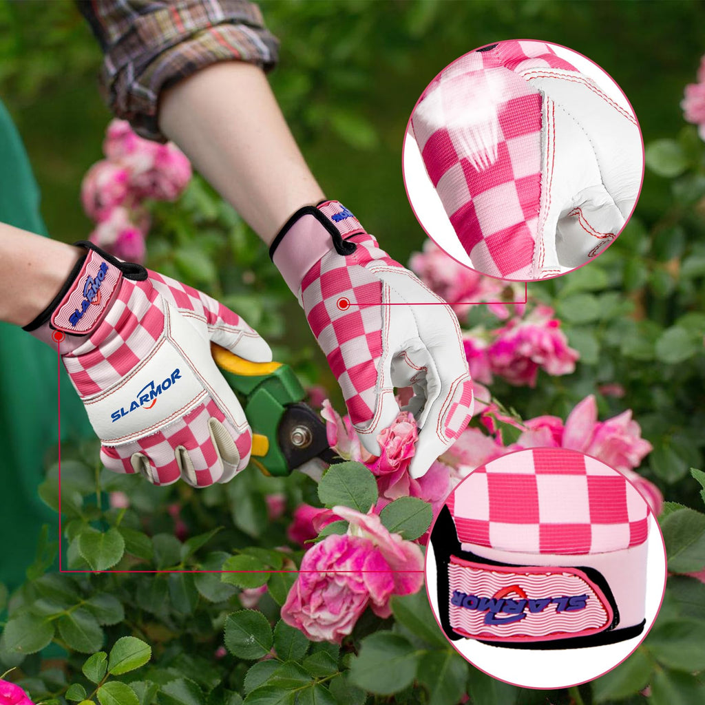 Women's-Gardening-Gloves Thoughtful Gardening-Gifts-for-Women, Microfiber Material With Touchscreen Function, Ideal For Garden Work, Cleaning, Camping & Landscaping