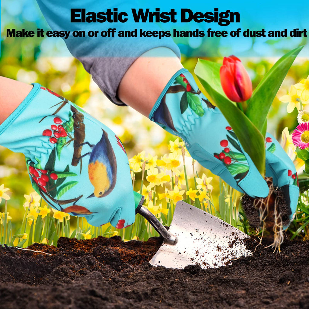 Women's-Gardening-Gloves Thoughtful Gardening-Gifts-for-Women, Microfiber Material With Touchscreen Function, Ideal For Garden Work, Cleaning, Camping & Landscaping