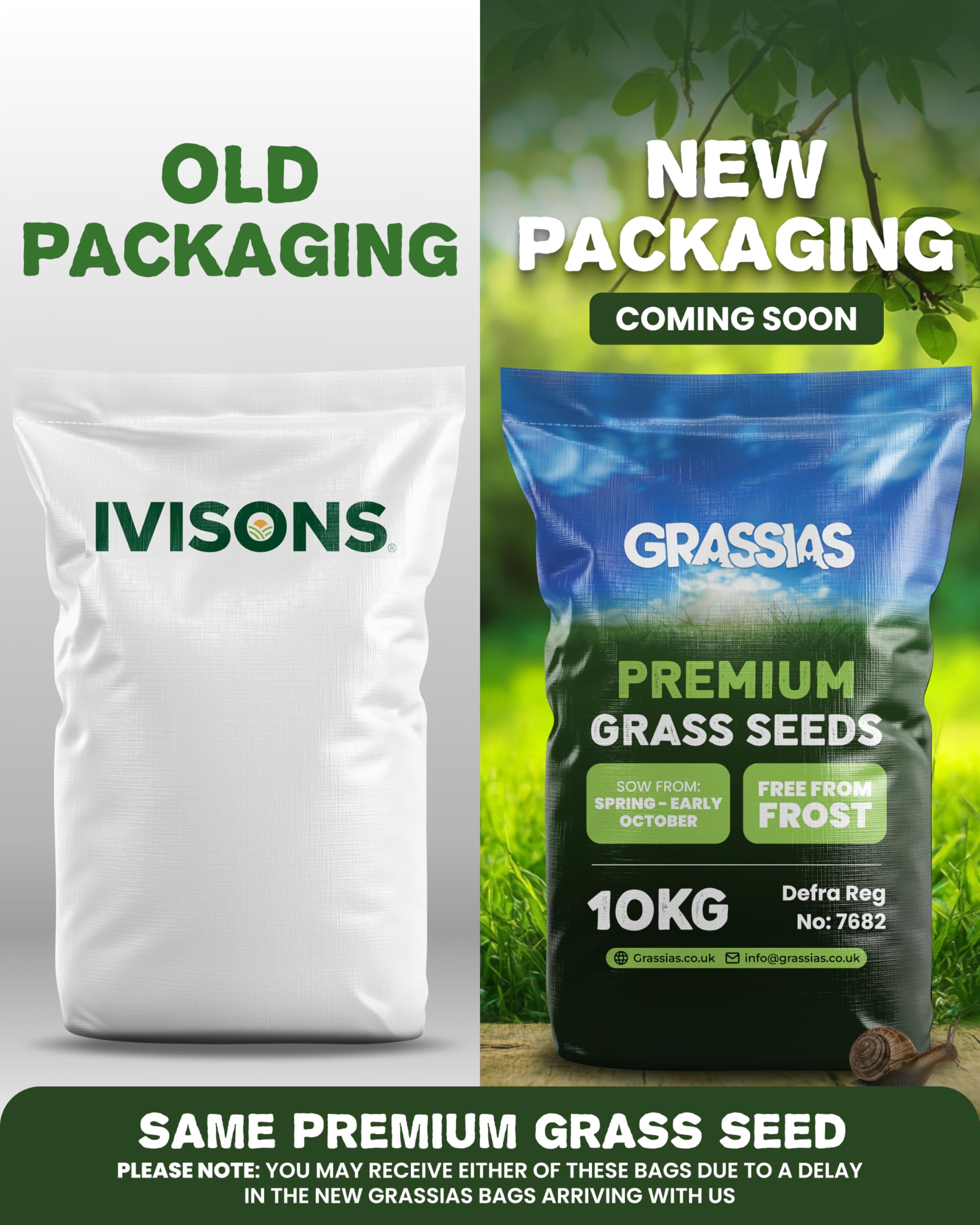 Grassias Premium Hard Wearing Grass Seed – 5KG Premium Quality Lawn Seed for Overseeding & New Lawns – Pet Friendly - Perfect Grass Seeds for UK Lawns - Defra Approved Lawn Seeds