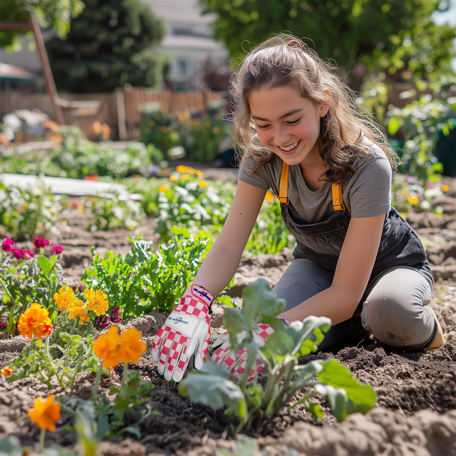 Women's-Gardening-Gloves Thoughtful Gardening-Gifts-for-Women, Microfiber Material With Touchscreen Function, Ideal For Garden Work, Cleaning, Camping & Landscaping