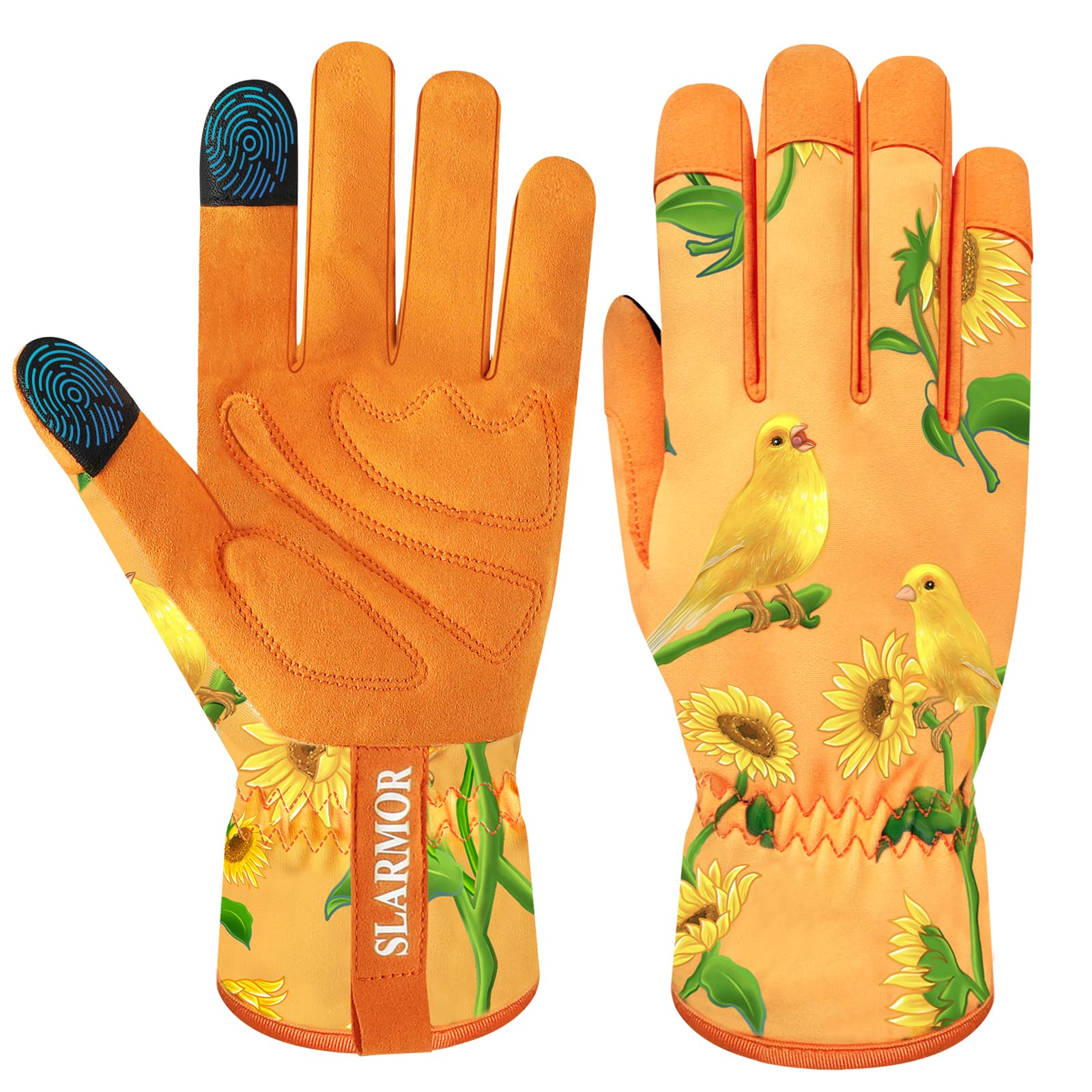 Women's-Gardening-Gloves Thoughtful Gardening-Gifts-for-Women, Microfiber Material With Touchscreen Function, Ideal For Garden Work, Cleaning, Camping & Landscaping
