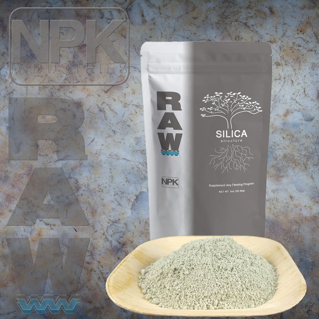 RAW Silica 8oz - High-Purity Plant Supplement for Stronger Growth and Stress Resistance - Essential Silicon Nutrient for Hydroponics, Soil, and Coco Coir
