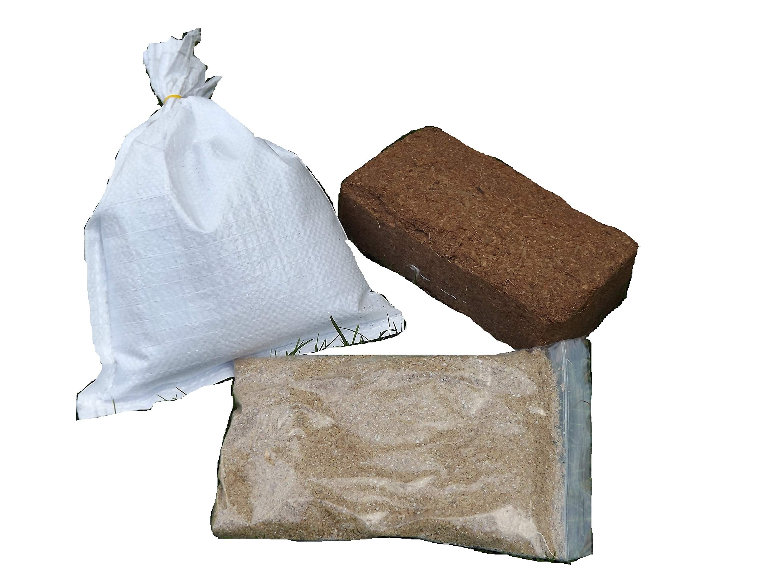Yorkshire Worms WORMERY STARTER PACK - Contains Coir and Feed and instructions.