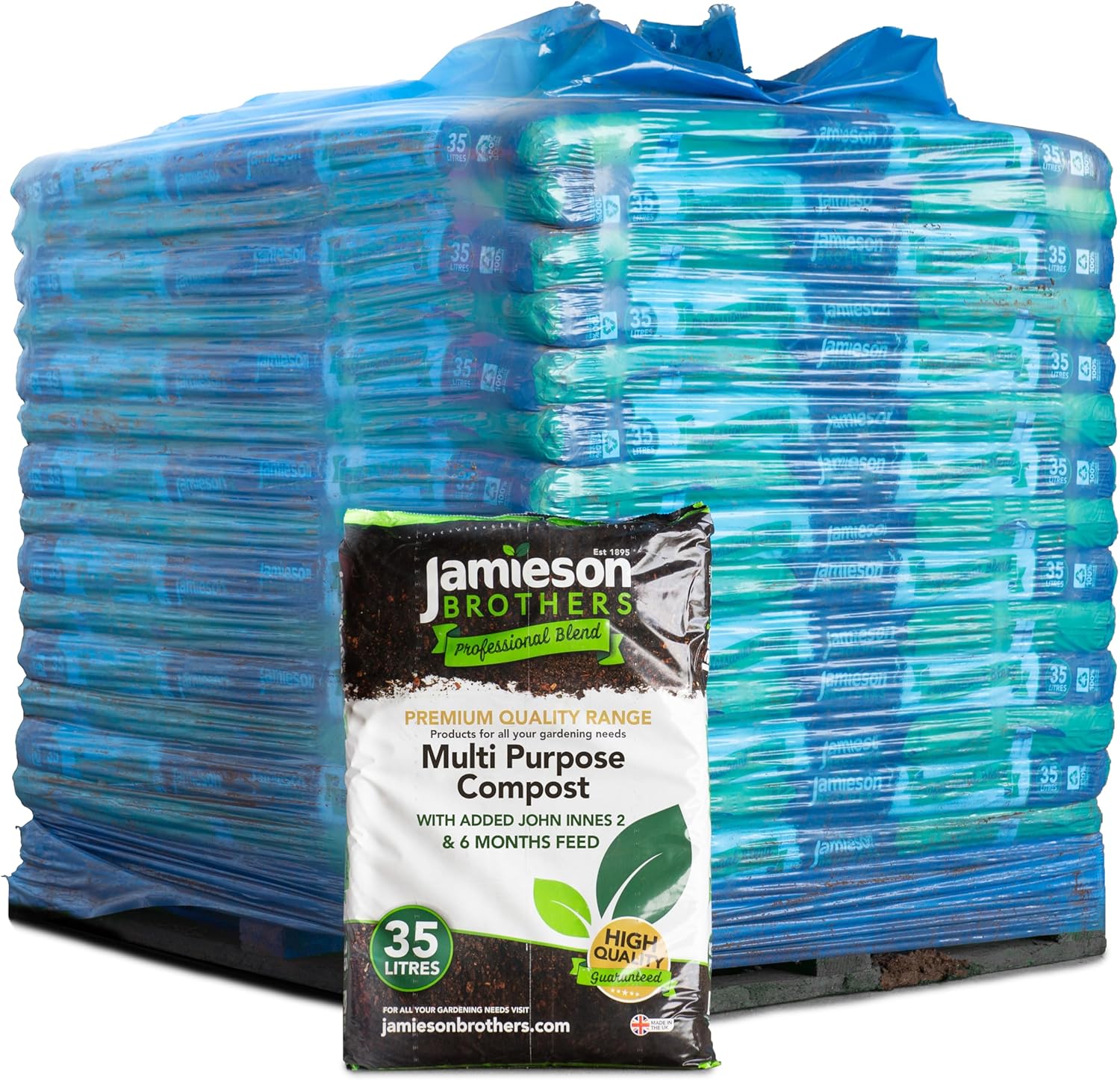 Multi Purpose Compost with added John Innes No. 2 – Pallet of 70 x 35L Bags – Kerbside Delivery Only