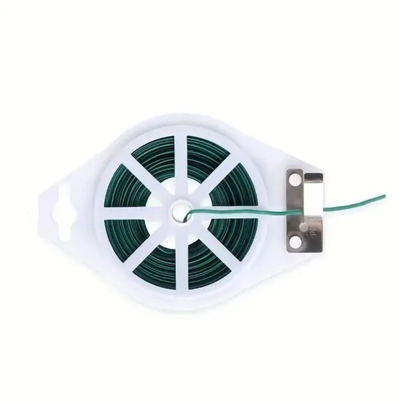 50/100m Garden Twist Tie Green Plant Climbing Support Cable String Reusable Flower Creeper Vines Hoops Fixed Plant Tying Tool